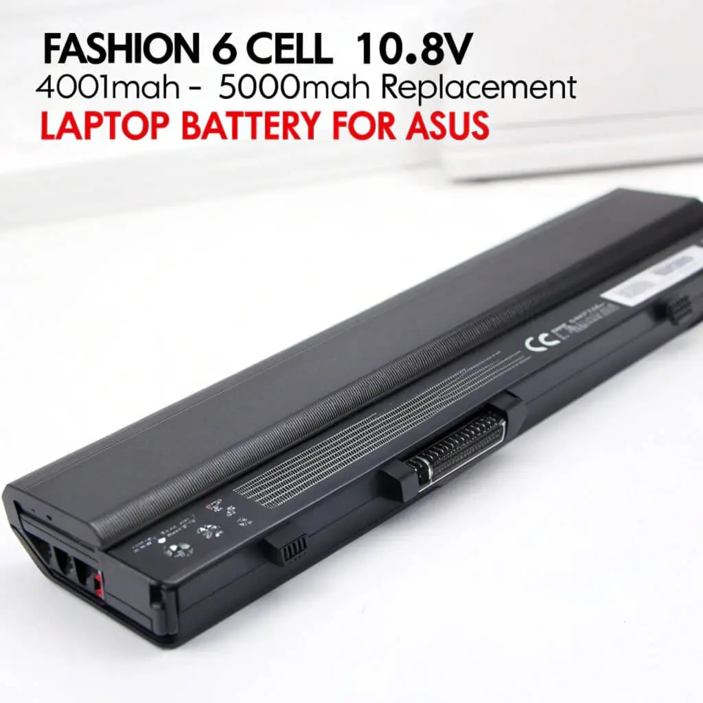 Fashion 6 Cell 10.8V 4001mAh-5000mAh Replacement Laptop Battery for Asus